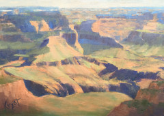 View of Kaibab . . . . . . . . . 9x12 Oil . . . . . . . . .  SOLD