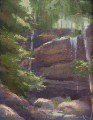 Morning at Anglin Falls   . . . . . . . . .  8x10 Oil