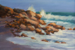 High Tide at Blowing Rocks   . . . . . . . . .  8x10 Oil