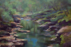 Raven Run Reflections   . . . . . . . . .  8x10 Oil